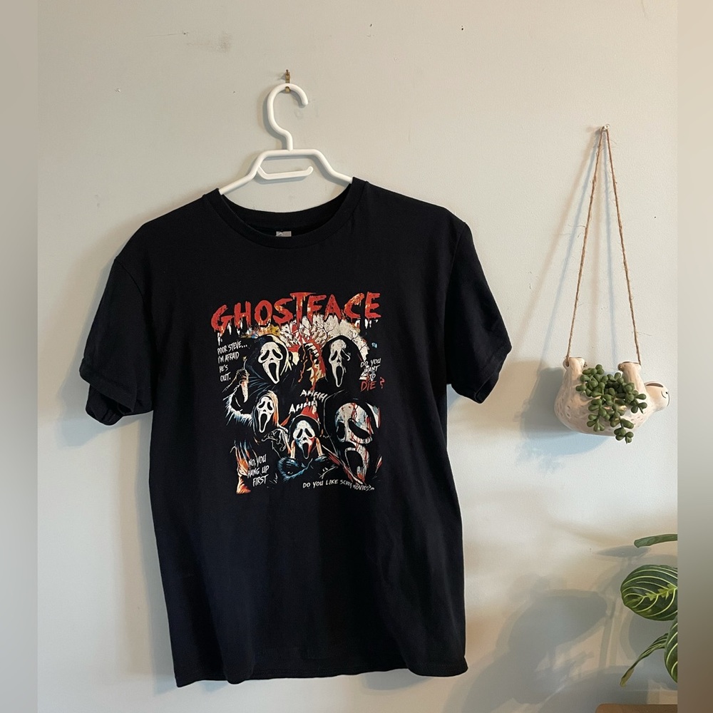 ghostface scream tshirt